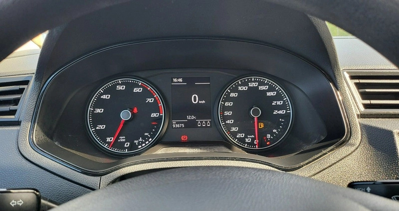 Seat Ibiza cena 39024 przebieg: 93000, rok produkcji 2019 z Bełchatów małe 211
